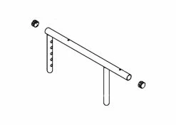 Discount 🥰 Desk Length Armrest Tube For Invacare Pronto, Storm, & TDX Series Power Chairs ✔️